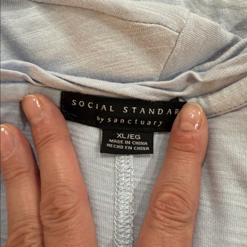 Ladies Light Blue Tee - Picture 3 of 3